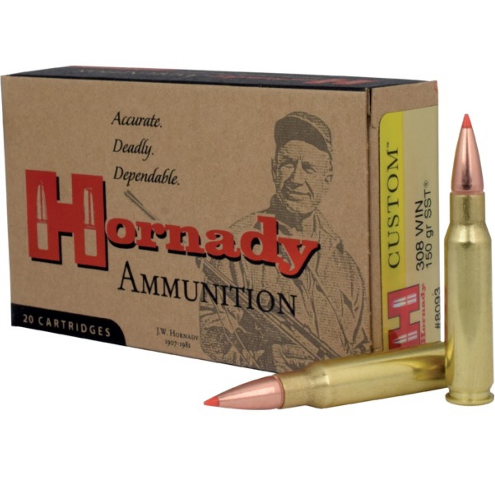 Hornady .308 Win. Custom SST 9,8g/150grs., 20 Stück