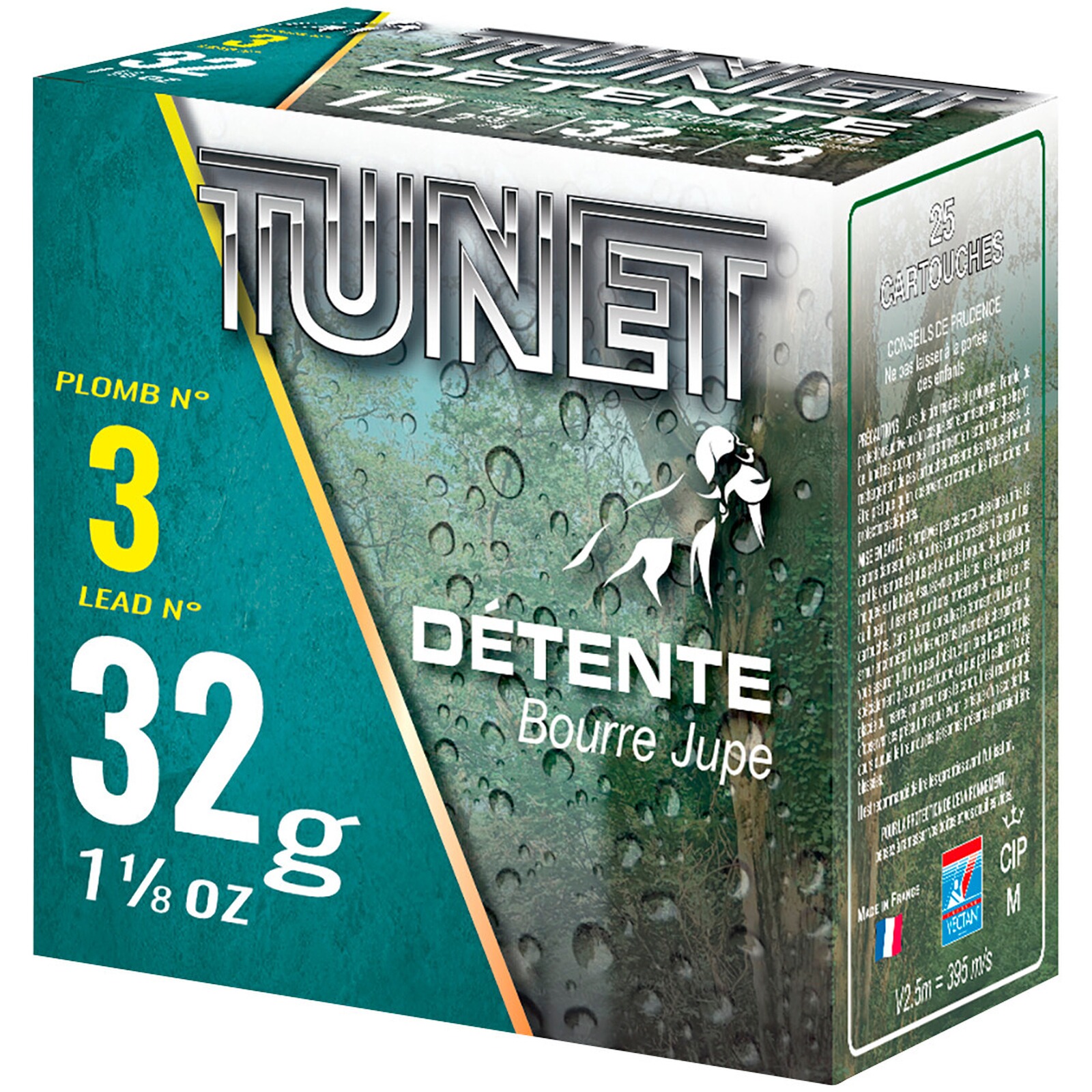 Tunet 12/70 Detente 3,5mm 32g, 25 Stück