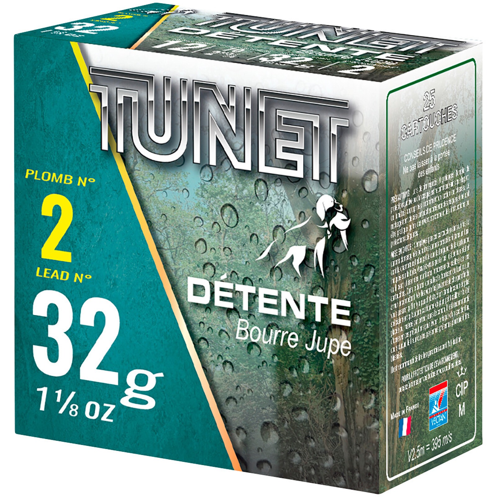 Tunet 12/70 Detente 3,7mm 32g, 25 Stück