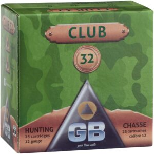 GB 12/70 Club 3,75mm 32g, 25 Stück