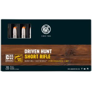 RWS .308 Win. Driven Hunt Short Rifle 9,7g/150grs., 20 Stück