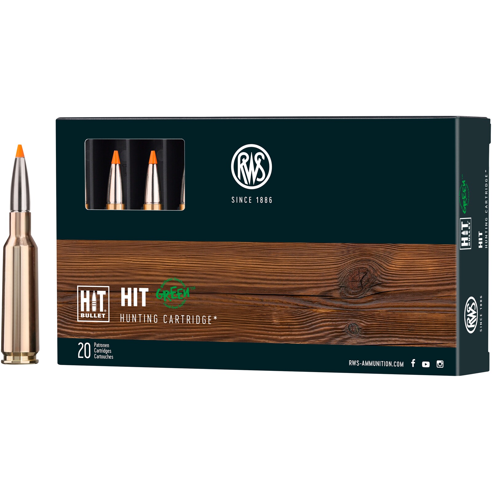 RWS 6,5 Creedmoor HIT 7,8g/120grs., 20 Stück