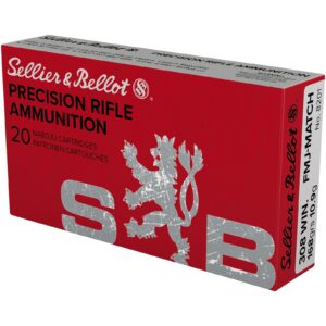 Sellier & Bellot .308 Win. Vollmantel Match BT 10,9g/168grs., 20 Stück