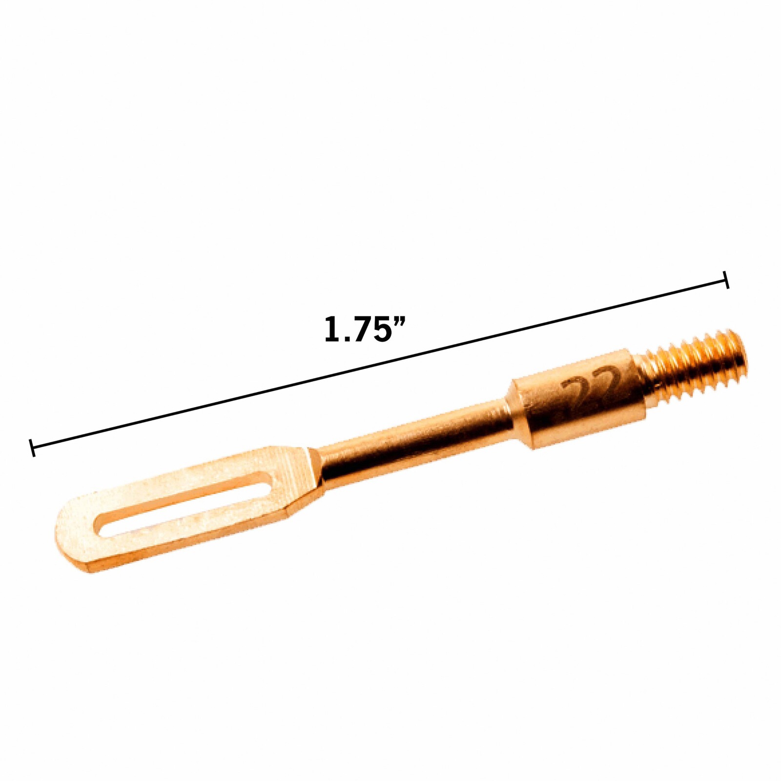 BREAKTHROUGH Messinghalter für Putztuch, .22 / .223 / .243 / .25 / .264 / .270 / .284 / 5,56 / 6 / 6,5 / 7 mm, Gewinde 8-32"
