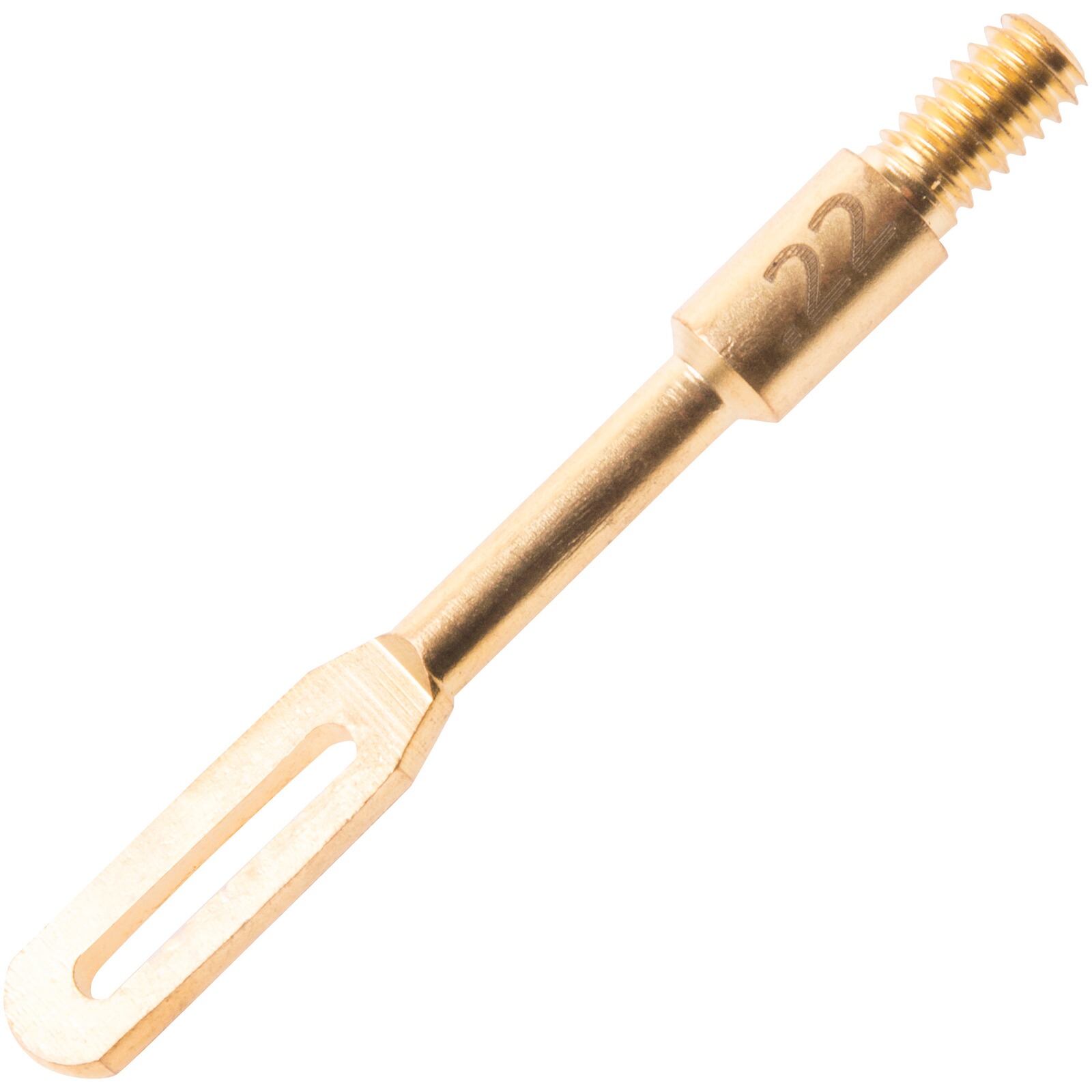 BREAKTHROUGH Messinghalter für Putztuch, .22 / .223 / .243 / .25 / .264 / .270 / .284 / 5,56 / 6 / 6,5 / 7 mm, Gewinde 8-32"
