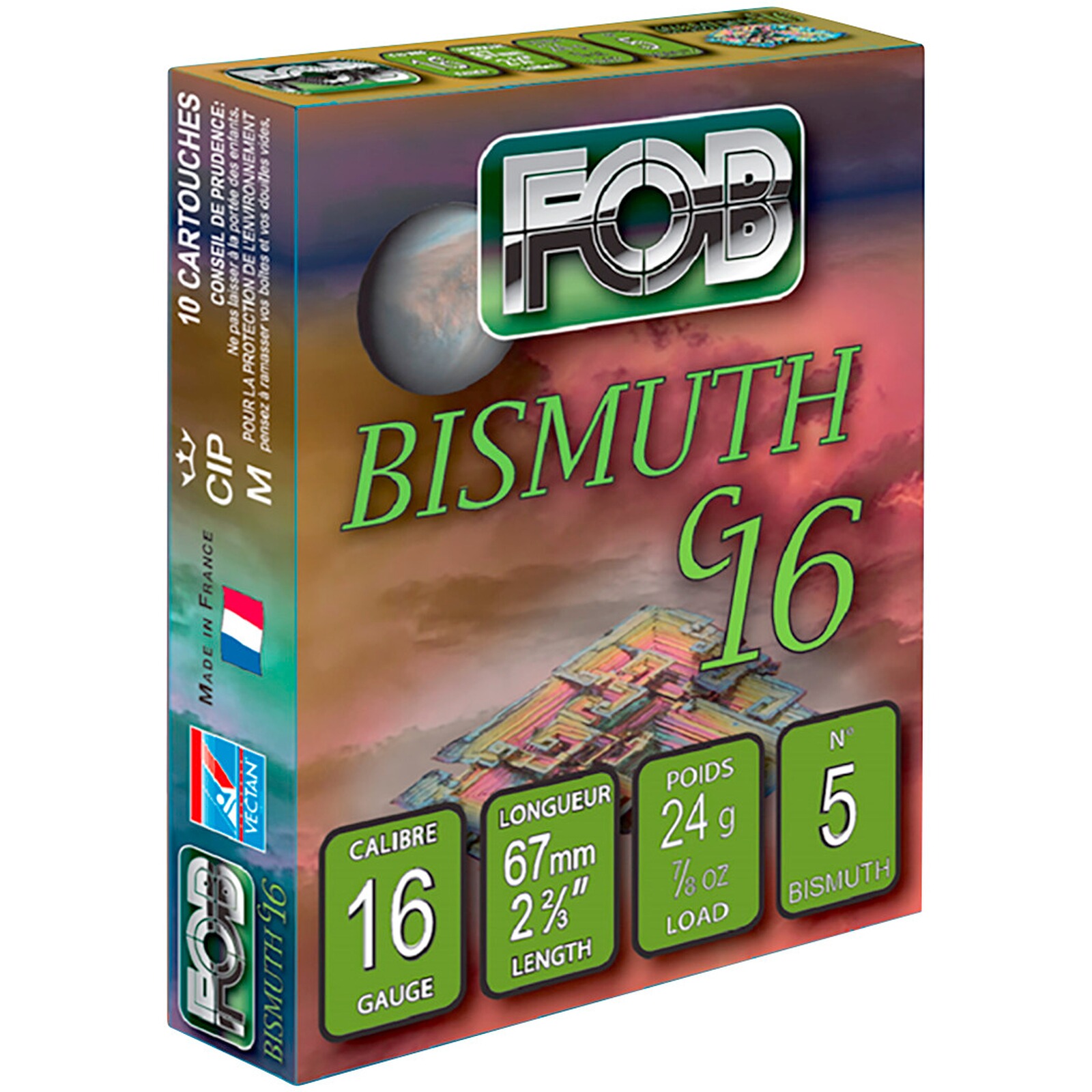 FOB 16/67,5 ZH Bismuth 3,0mm 24g, 10 Stück