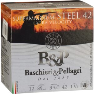 Baschieri & Pellagri 12/89 Supermagnum Steel 42 Extra Velocity 3,3mm 42g, 25 Stück