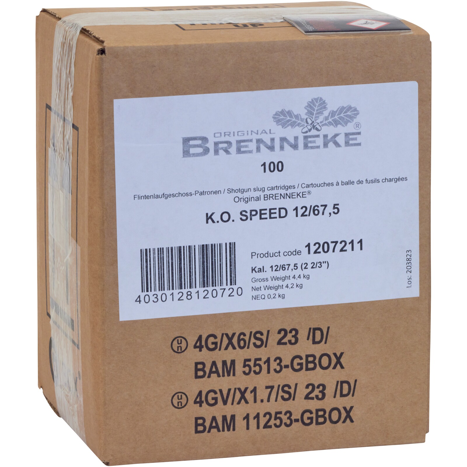 Brenneke 12/67,5 KO Speed 28,4g, 100 Stück