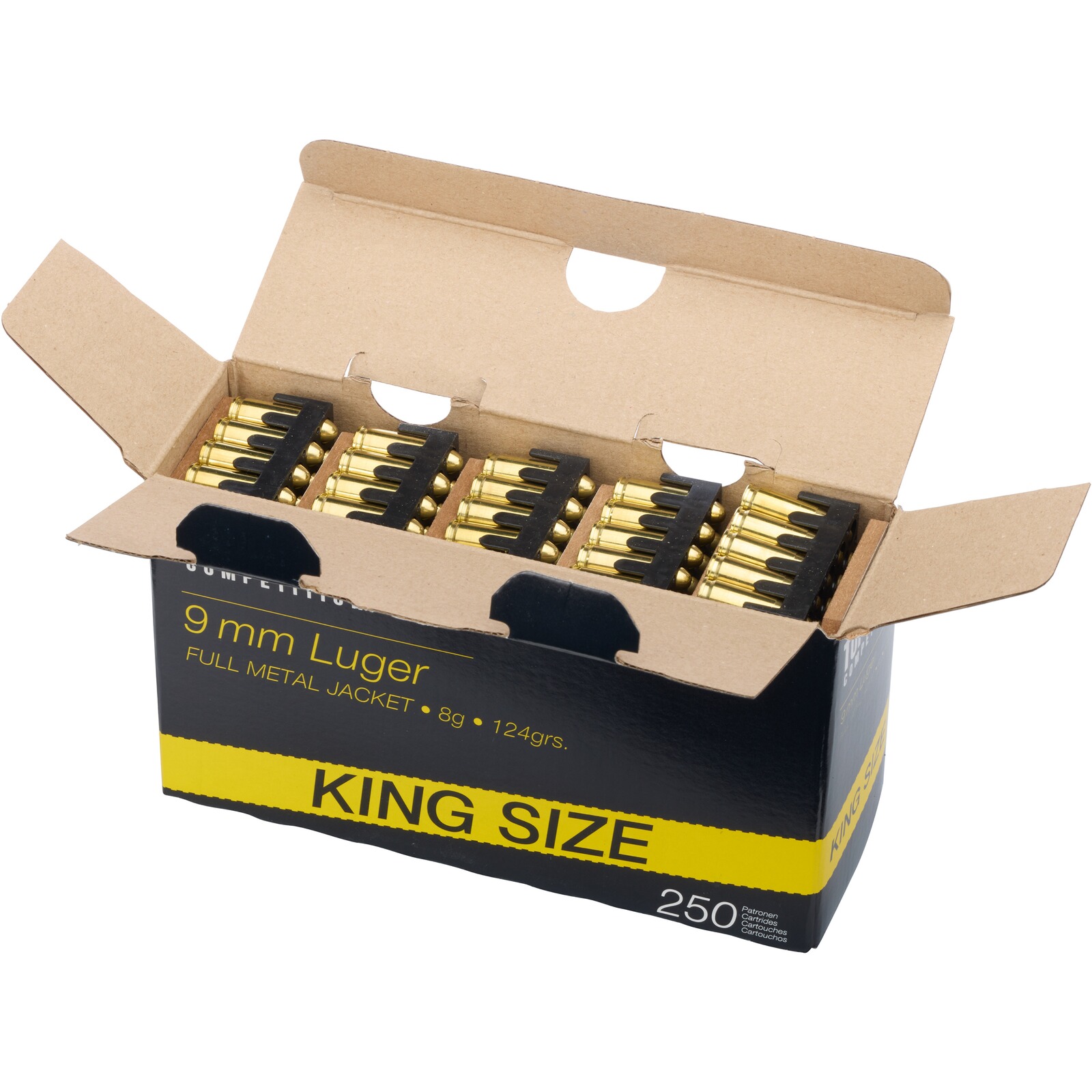 TOPSHOT Competition 9 mm Luger FMJ 8,0g/124grs., 250 Stück