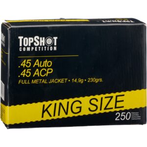 TOPSHOT Competition .45 ACP FMJ 14,9g/230grs., 250 Stück