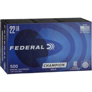Federal Ammunition .22 lfb. Target Champion 2,6g/40grs., 500 Stück