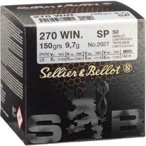 Sellier & Bellot .270 Win. Teilmantel Rk 9,7g/150grs., 50 Stück