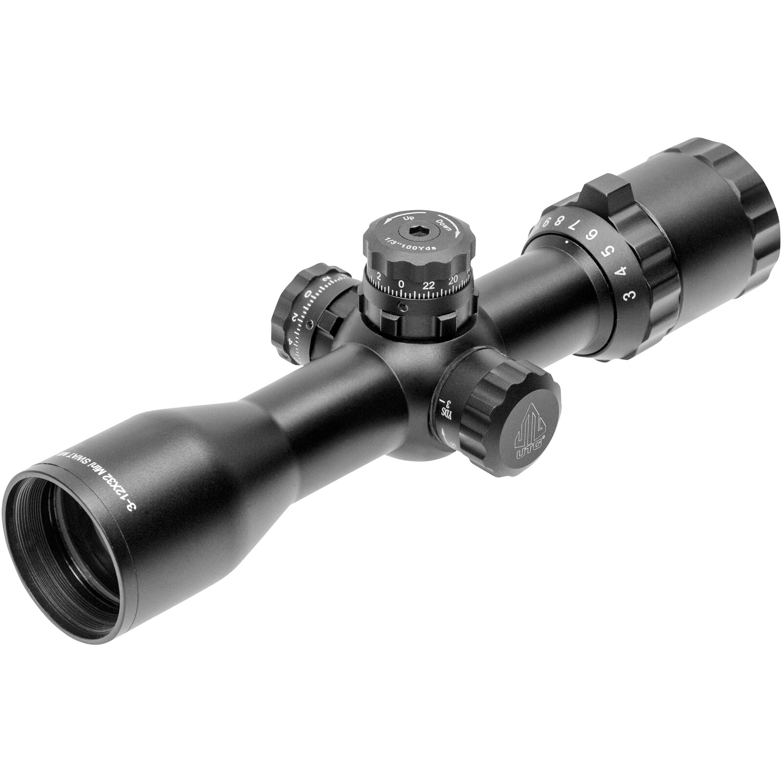 UTG Zielfernrohr Bug Buster 3-12x32, mit Picatinny Montageteile