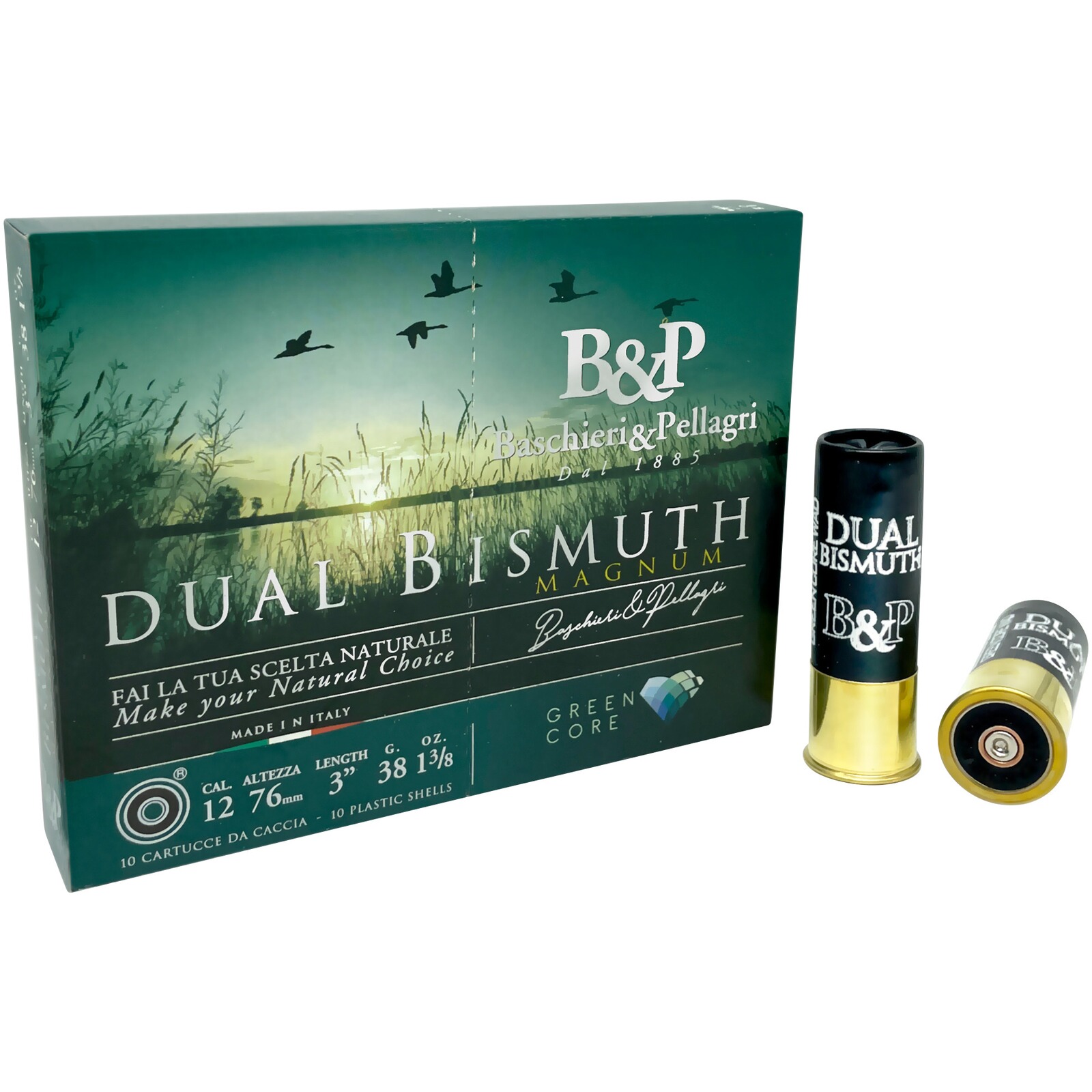 Baschieri & Pellagri 12/76 Dual Bismuth 3,1+3,3mm 38g, 10 Stück