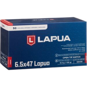 Lapua 6,5x47 Lapua Scenar OTM 9g/139grs., 50 Stück