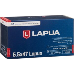 Lapua 6,5x47 Lapua Scenar-L OTM 8,8g/136grs., 50 Stück