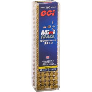 CCI .22 lfb. Mini Mag Segmented HP 2,6g/40grs., 100 Stück