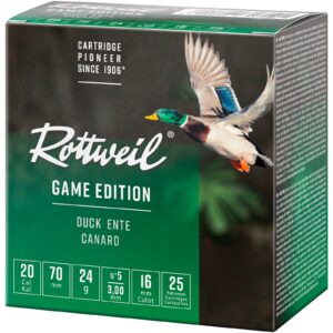 Rottweil 20/70 Steel Game Ente 3mm 24g, 25 Stück