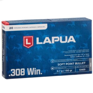 Lapua .308 Win. Mega Teilmantel SP 9,7g/150grs., 20 Stück