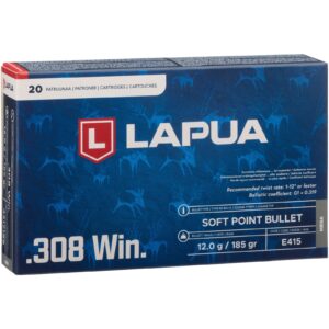 Lapua .308 Win. Mega Teilmantel SP 12g/185grs., 20 Stück