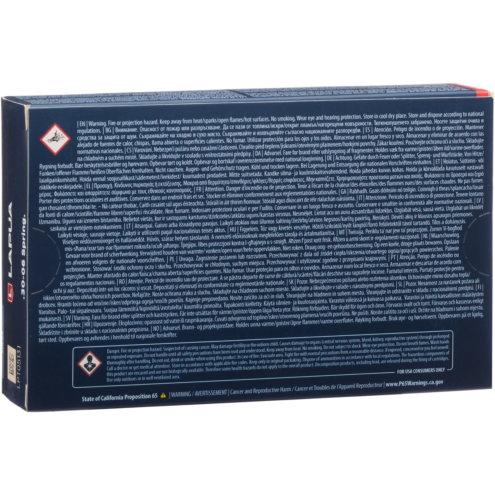 Lapua .30-06 Spr. Mega Teilmantel SP 12g/185grs., 20 Stück