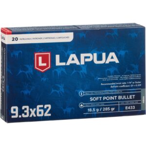 Lapua 9,3x62 Mega Teilmantel SP 18,5g/285grs., 20 Stück