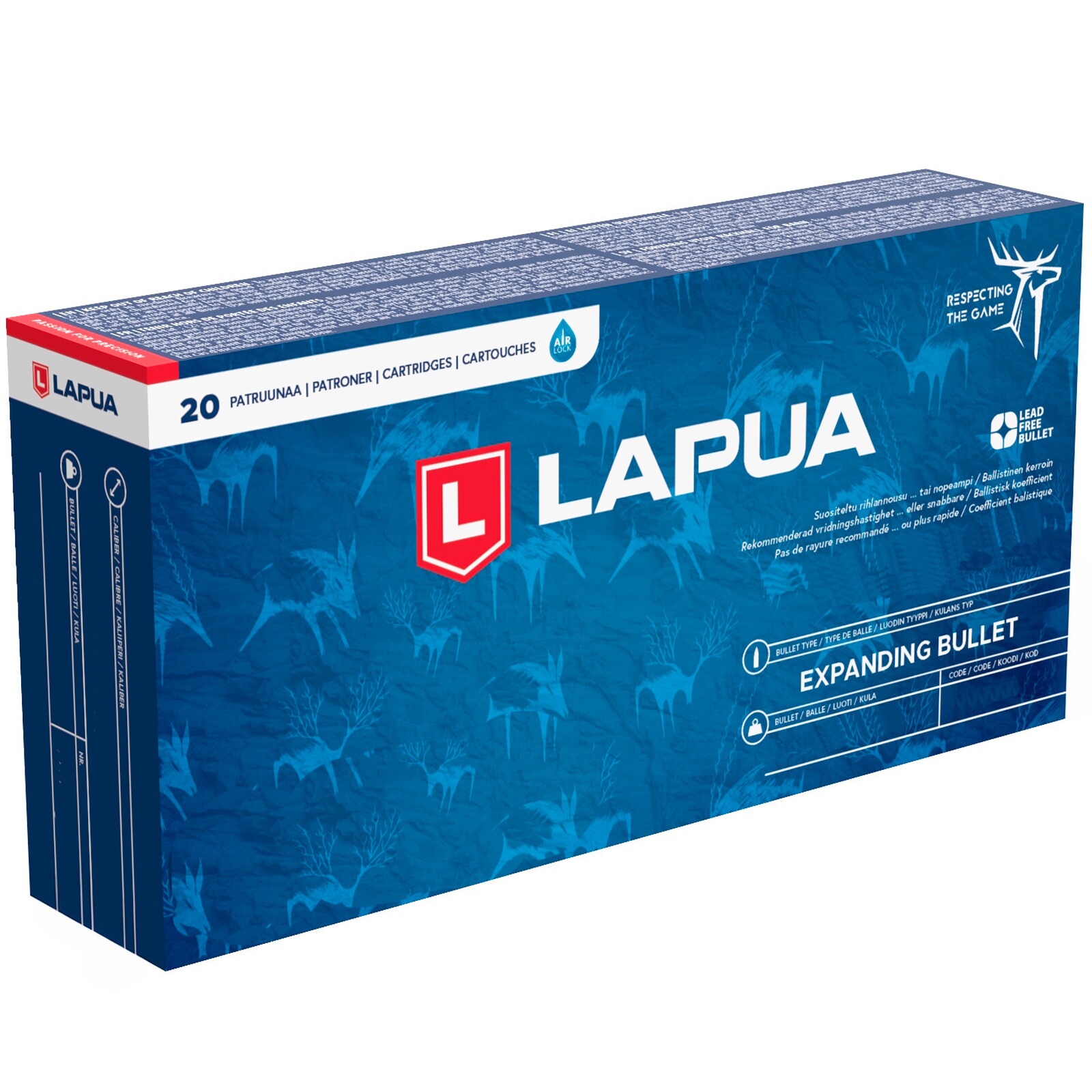 Lapua 9,3x62 Naturalis 16,2g/250grs., 20 Stück