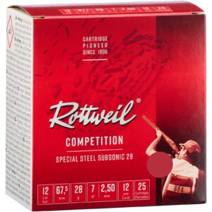 Rottweil 12/67,5 Special Steel Subsonic 2,5mm 25g, 25 Stück