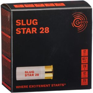 Geco 12/67,5 Slug Star 28g, 25 Stück