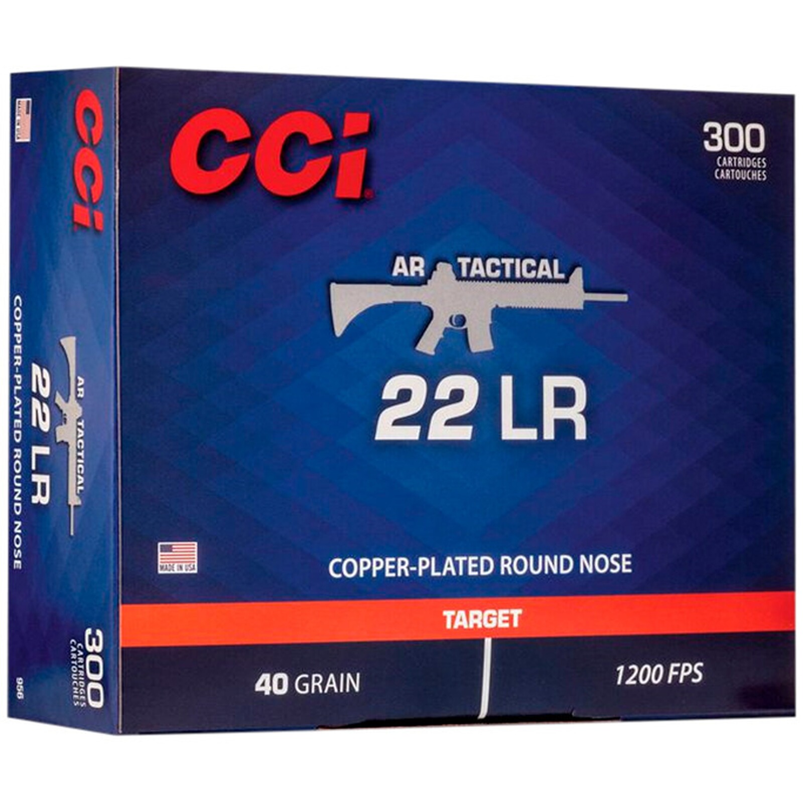 CCI .22lfb AR Tactical CPRN 2,6g/40grs., 300 Stück
