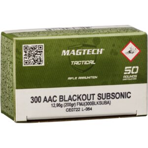 Magtech .300 Blackout Subsonic FMJ 13g/200grs., 50 Stück