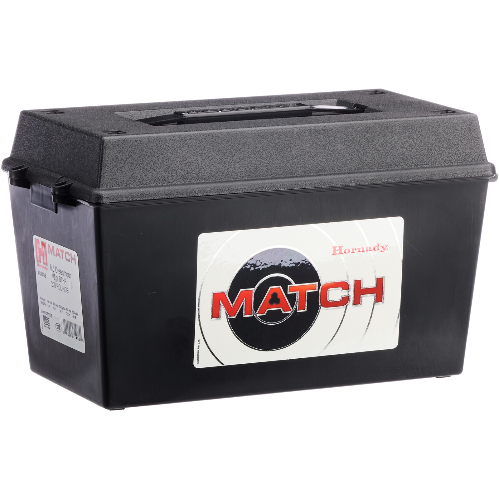 Hornady 6,5 Creedmoor Match BTHP 9,1g/140grs. 200 Stück