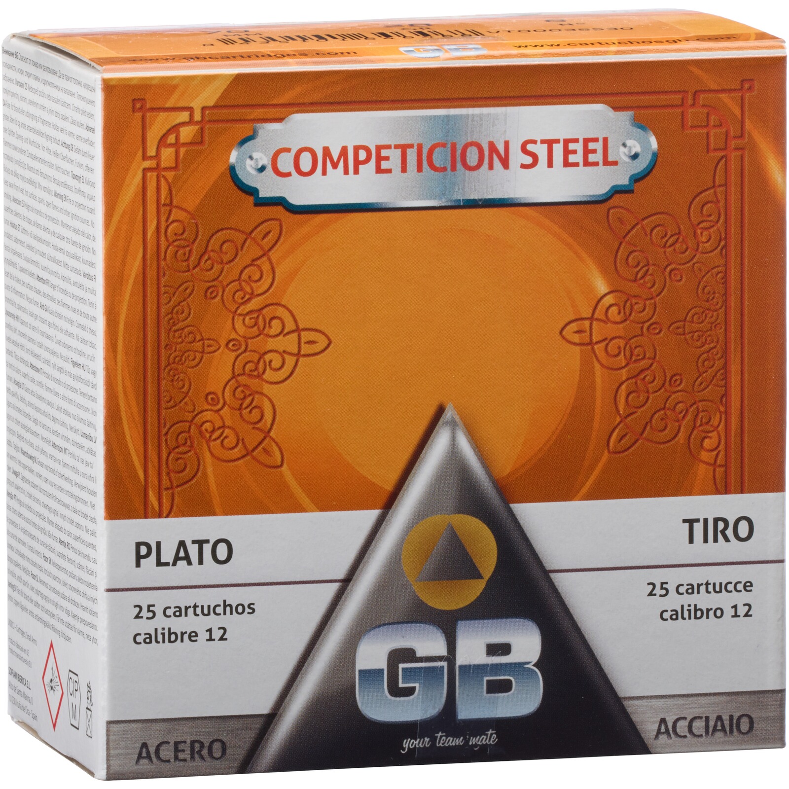 GB 12/70 Competition Steel 2,0mm 28g, 25 Stück