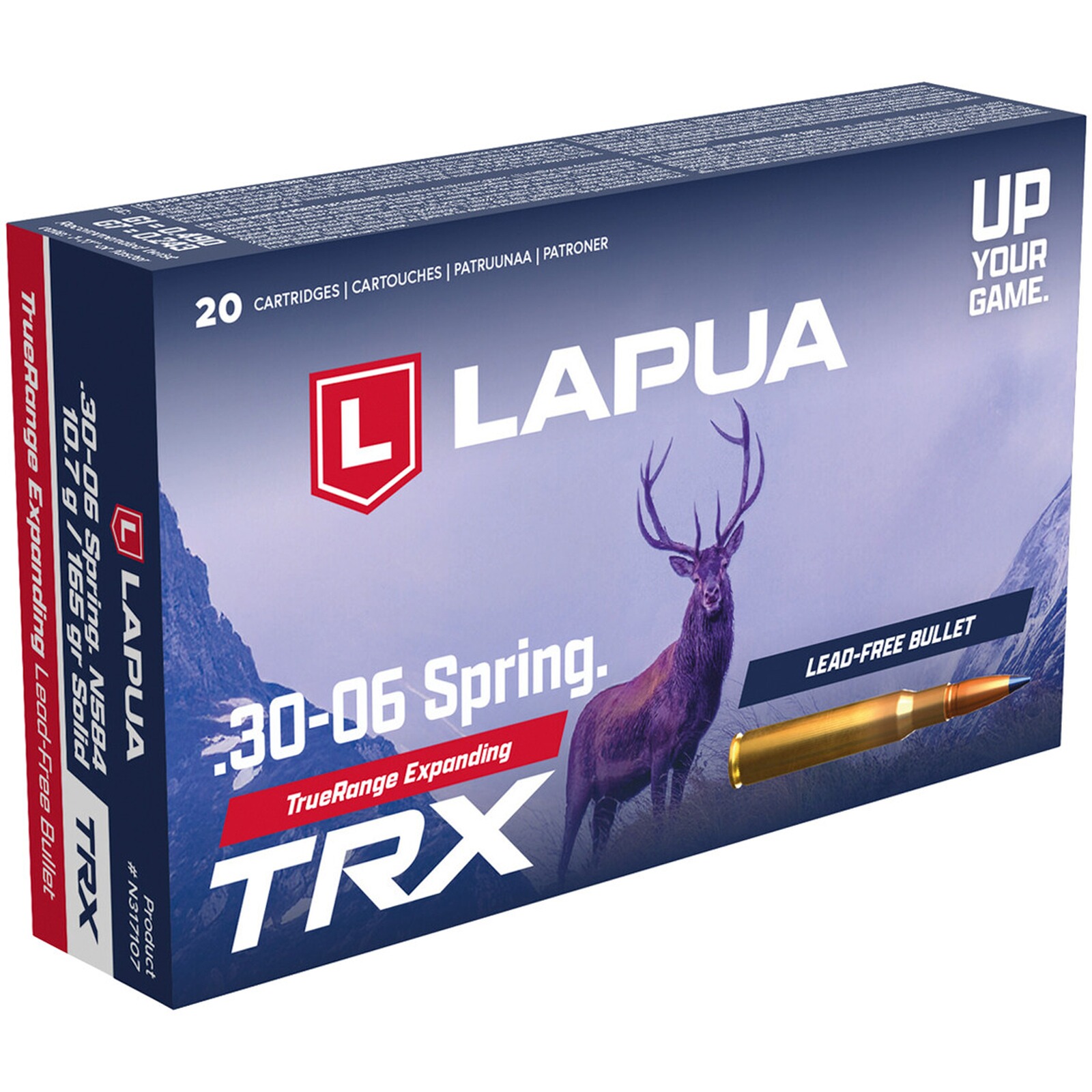 Lapua .30-06 Spr. TRX 10,7g/165grs., 20 Stück