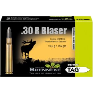 Brenneke .30 R Blaser TAG 10g/155grs., 20 Stück