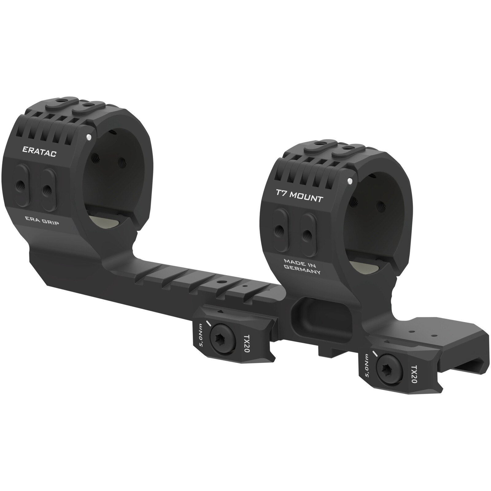 ERATAC Blockmontage T7 verlängerte Ausführung, Ø 34mm, Bauhöhe 23mm, Vorneigung 20MOA