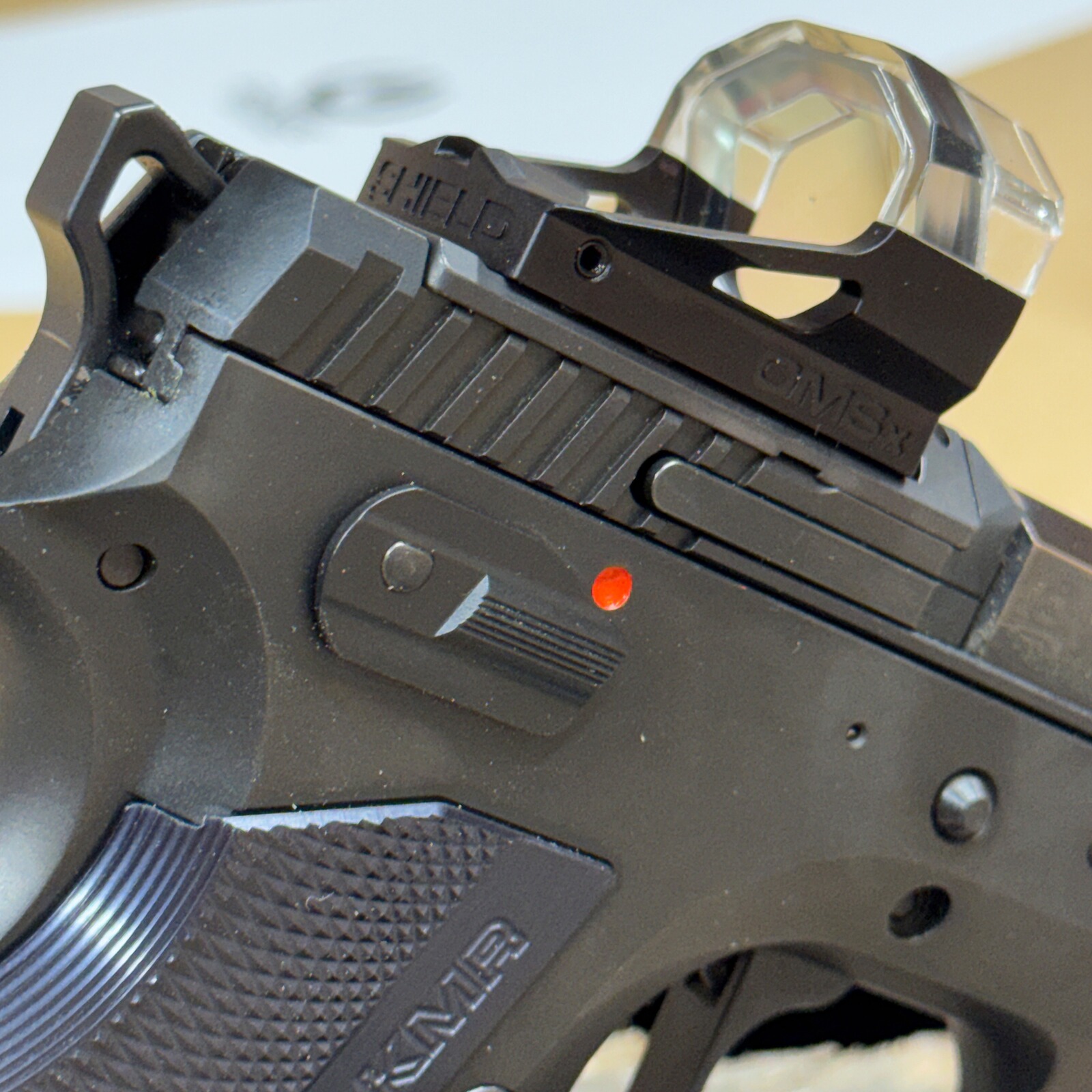 Shield Rotpunktvisier OMSx, 2 MOA Dot m. 65 MOA Ring