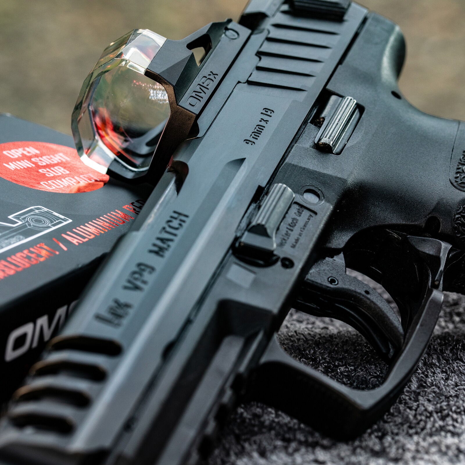 Shield Rotpunktvisier OMSx, 2 MOA Dot m. 65 MOA Ring