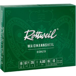 Rottweil 16/67,5 Waidmannsheil Bismuth 4mm 26g, 10 Stück