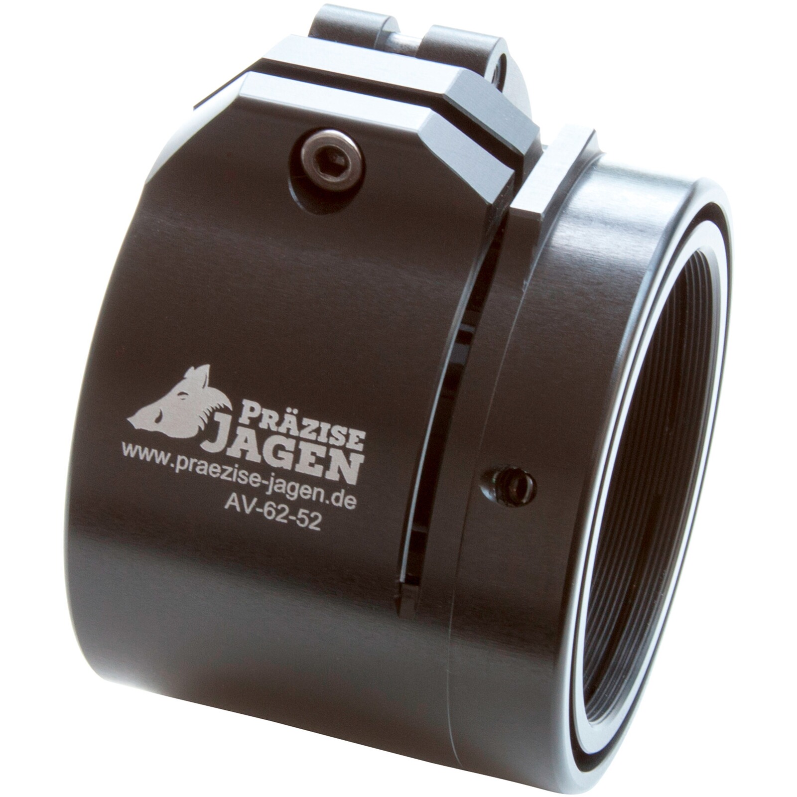 Präzise Jagen ADVANCED Schnellspann-Adapter M52x0,75, 62,0 mm