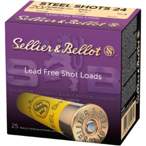 Sellier & Bellot 20/67,5 Jagd Steel Plastik 4,05mm 24g, 25 Stück