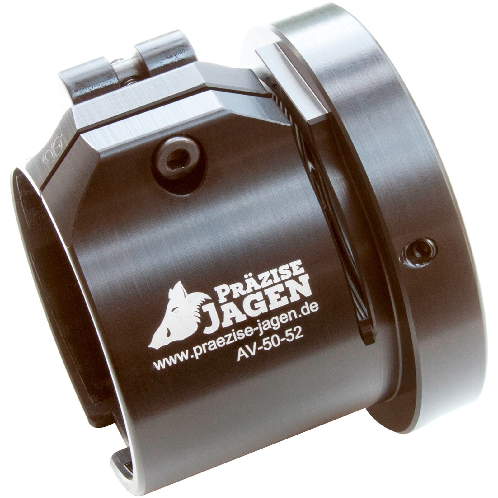 Präzise Jagen ADVANCED Schnellspann-Adapter M52x0,75, 50,0 mm
