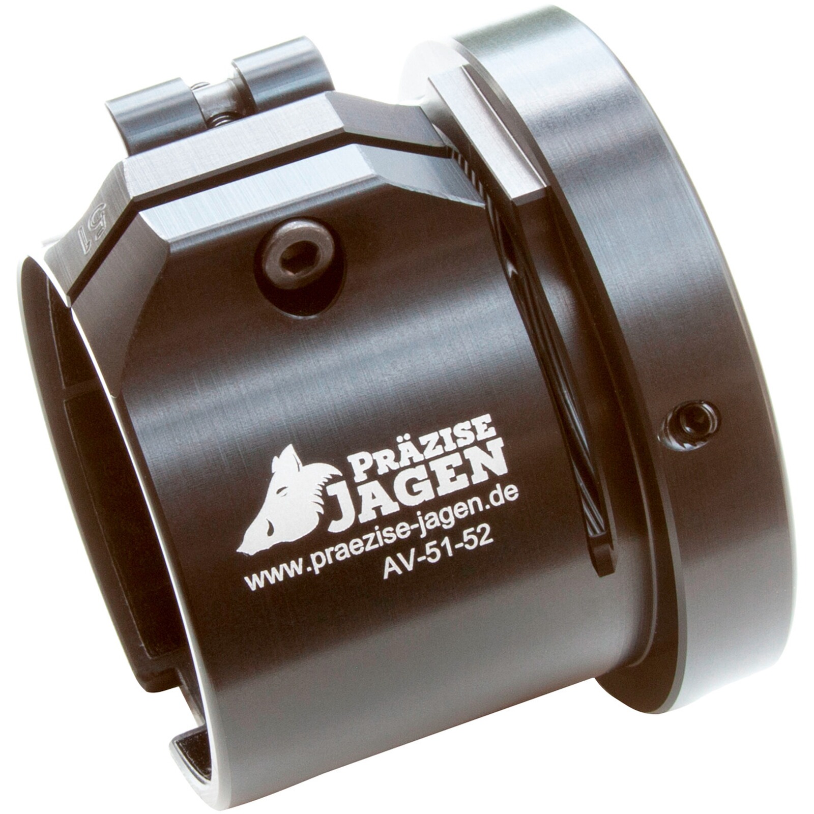 Präzise Jagen ADVANCED Schnellspann-Adapter M52x0,75, 51,0 mm