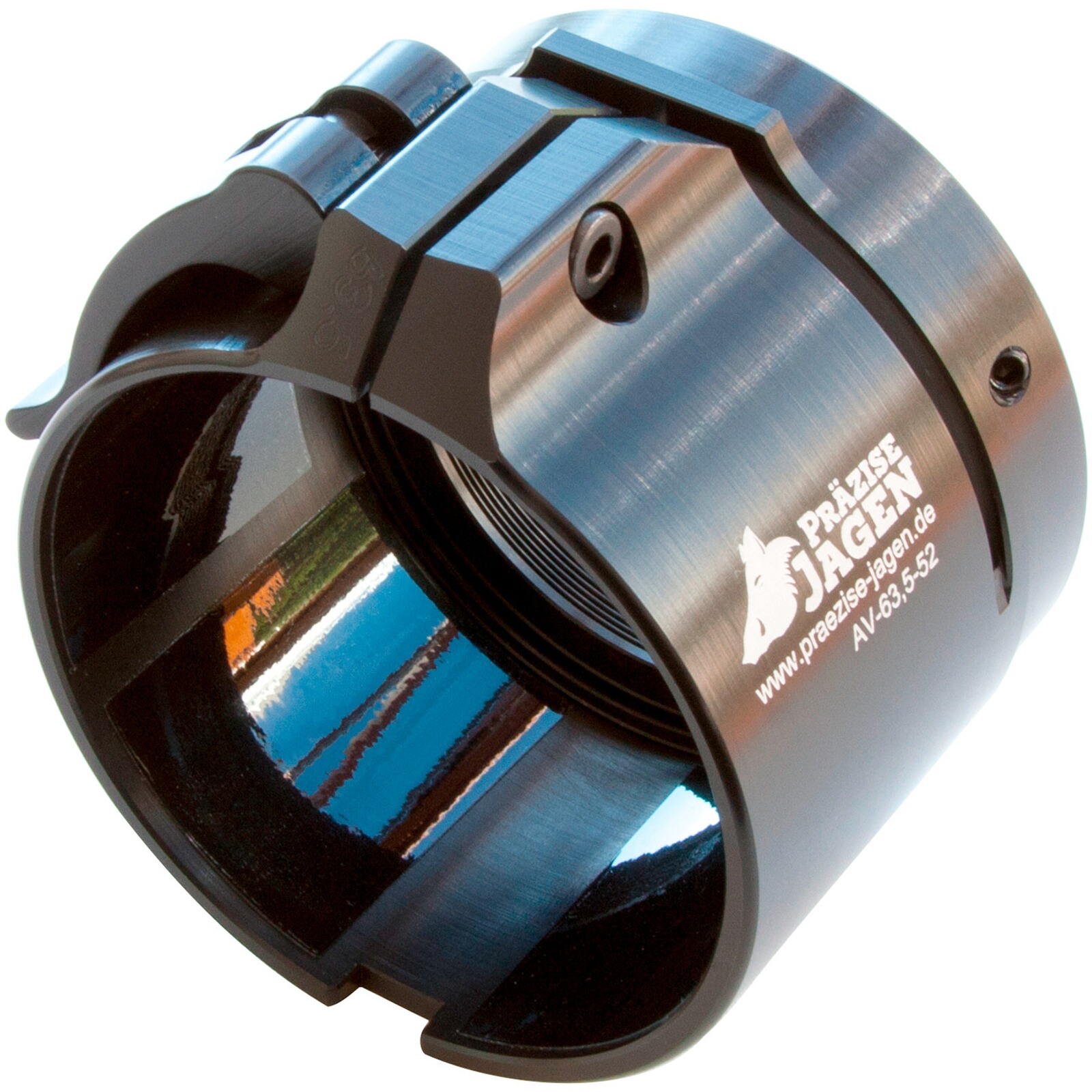 Präzise Jagen ADVANCED Schnellspann-Adapter M52x0,75, 63,5 mm