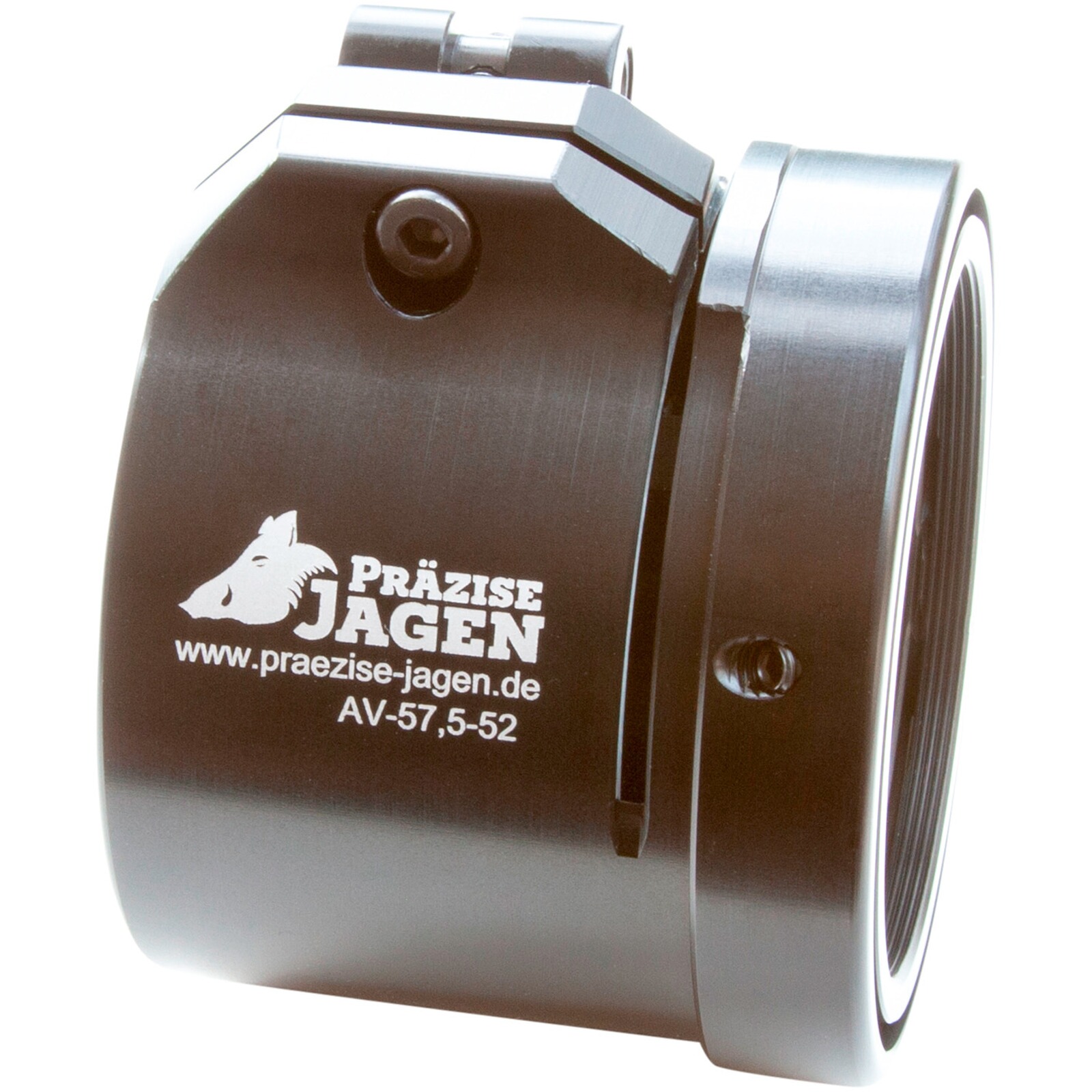 Präzise Jagen ADVANCED Schnellspann-Adapter M52x0,75, 57,5 mm