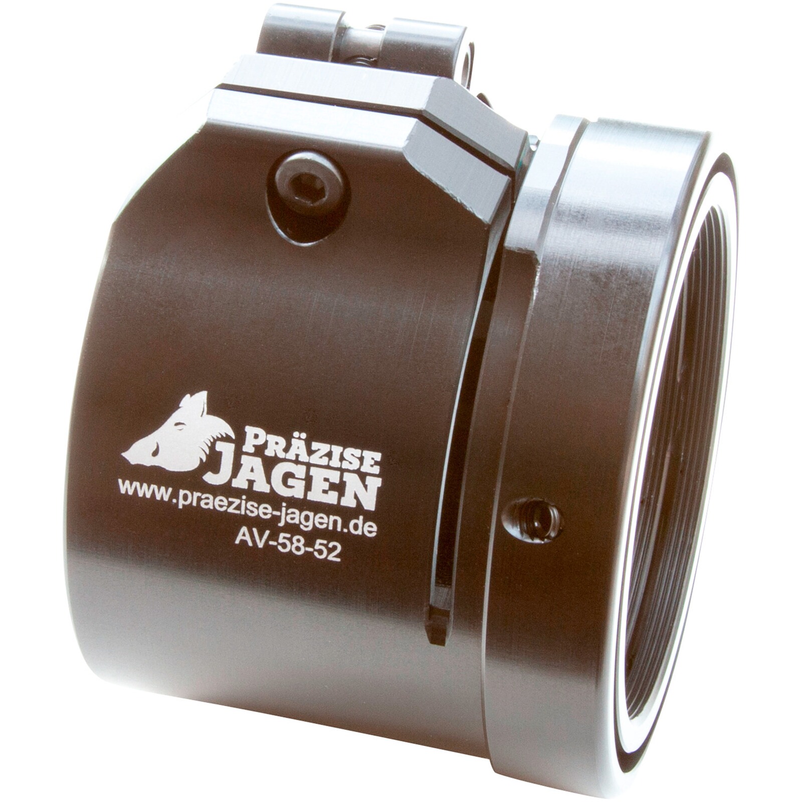 Präzise Jagen ADVANCED Schnellspann-Adapter M52x0,75, 58,0 mm