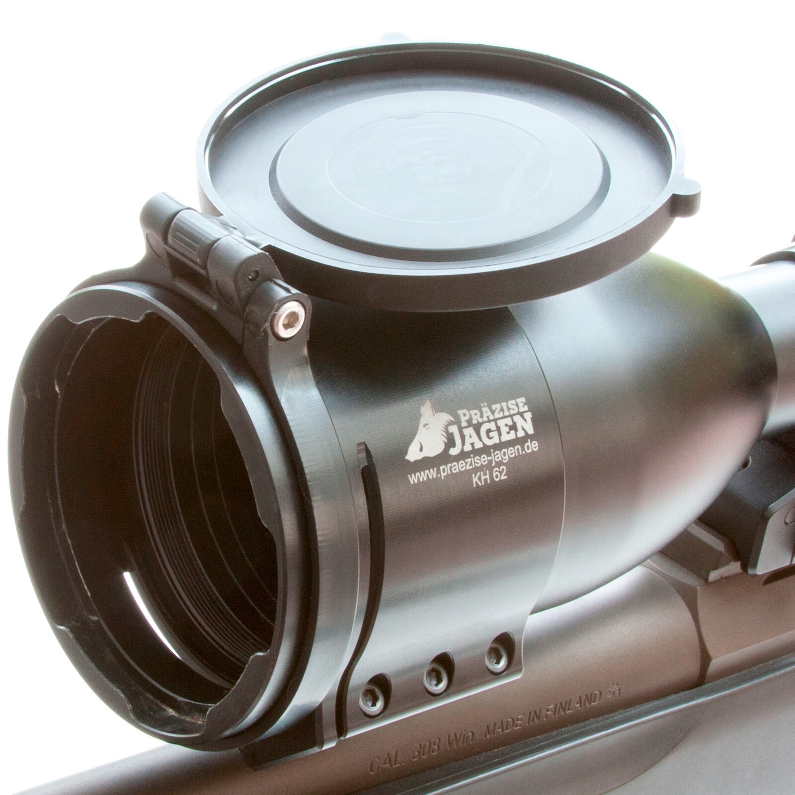 Präzise Jagen Flip-Cover für Multiadapter-System, Groß, ab einschl. 62 mm Ø