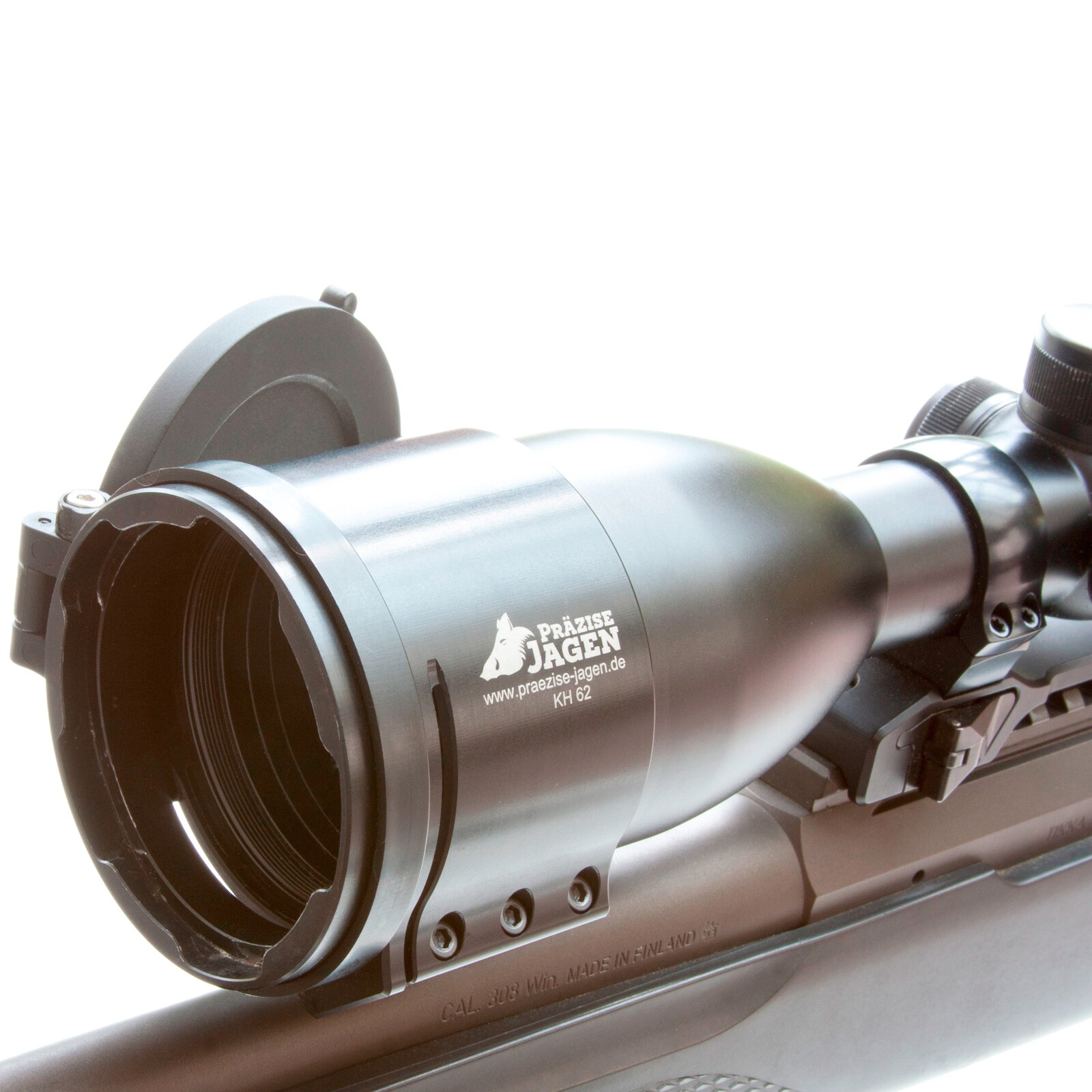 Präzise Jagen Flip-Cover für Multiadapter-System, Groß, ab einschl. 62 mm Ø