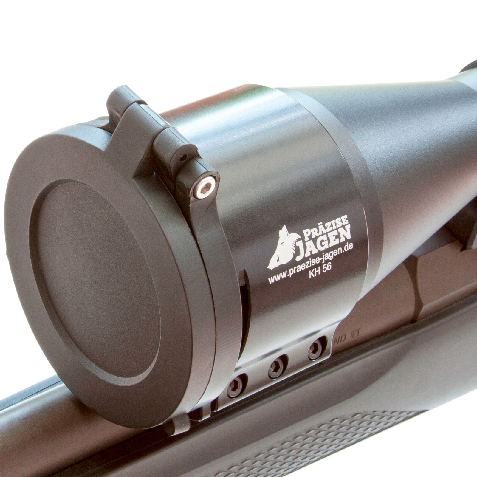 Präzise Jagen Flip-Cover für Multiadapter-System, Klein, bis einschließlich 61 mm Ø