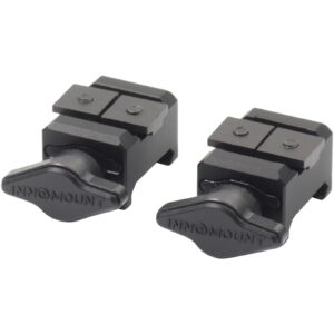 INNOGUN Schnellspannmontage ZERO Basic 2 tlg. Picatinny- / Weaver-Schiene für SR-Schiene, Picatinny, Bauhöhe: 10mm